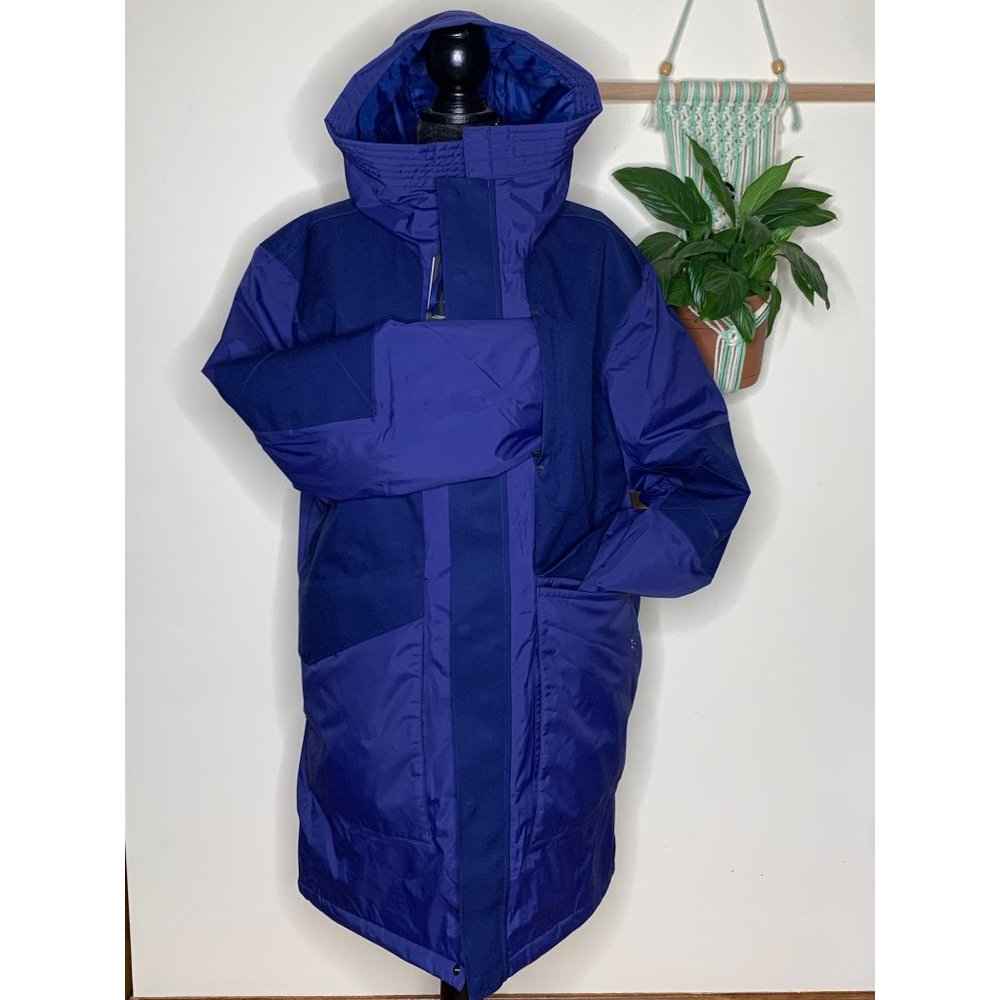 Size Medium Mens Nike Soortswear Hypershield Parka Synthetic Fill Navy Blue CZ28 - Picture 2 of 8
